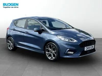 Used Ford Fiesta ST-Line 125 HP (91 kW) 2019 Blue Hatchback