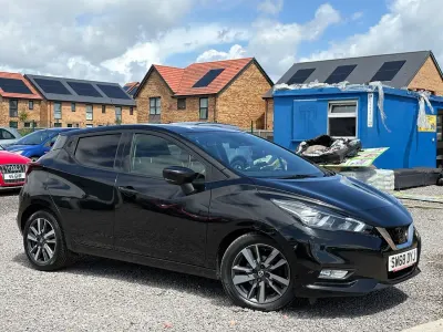 Used Nissan Micra N-Connecta 90 HP (66 kW) 2018 Black Hatchback