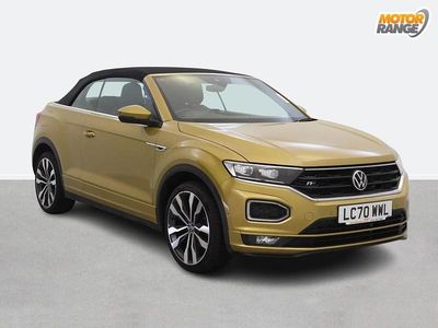 Used VW T-Roc Cabriolet R-line 150 HP (110 kW) 2020 Yellow Cabriolet