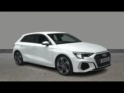 Used Audi S3 Sportback Comfort 310 HP (228 kW) 2021 White Hatchback
