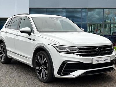 Pure white Used 2023 VW Tiguan R-line SUV | £26,723 (Fair price)