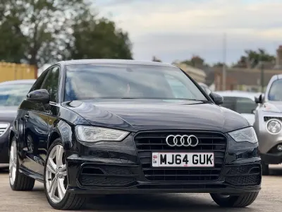 Used Audi A3 S-Line 150 HP (110 kW) 2014 Black Hatchback