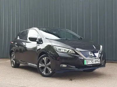 Usado Nissan Leaf N-TEC 159 kW (217 CV) 2020 Negro Utilitario