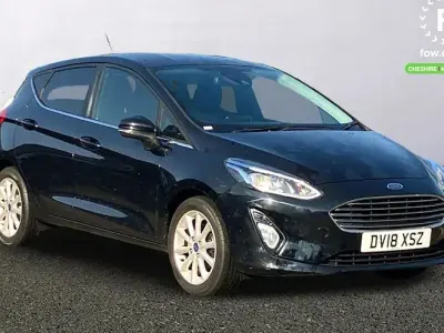 Used Ford Fiesta Titanium 125 HP (91 kW) 2018 Black Hatchback