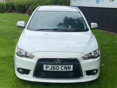 Used Mitsubishi Lancer 2010 White Hatchback