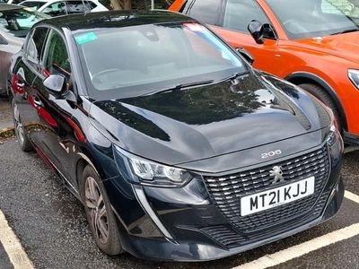 Used Peugeot 208 Allure Premium 100 HP (73 kW) 2021 Black Hatchback