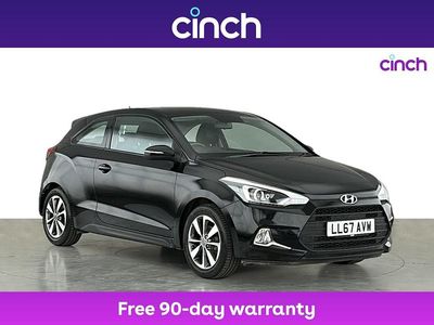Black Used 2018 Hyundai i20 SE Coupe | £8,149 (Fair price)