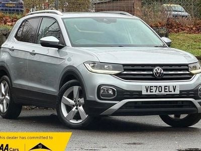 Reflex silver metallic Used 2020 VW T-Cross SEL SUV | £12,750 (Fair price)