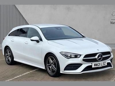 Used Mercedes CLA220 Shooting Brake AMG line 187 HP (137 kW) 2021 White Estate