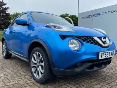 Used Nissan Juke Tekna 113 HP (83 kW) 2019 Blue SUV