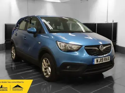 Used Vauxhall Crossland X S 110 HP (80 kW) 2019 Blue SUV