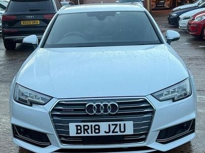 White Used 2018 Audi A4 S-Line Estate | £13,650 (Super price)