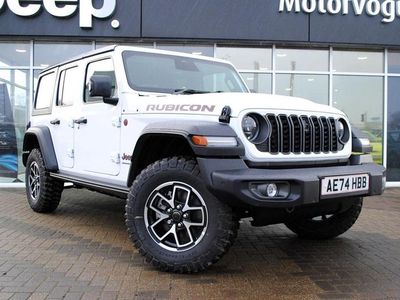 White Used 2024 Jeep Wrangler Rubicon SUV | £54,998 (Expensive)
