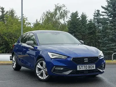Used Seat Leon FR 150 HP (110 kW) 2020 Blue Hatchback