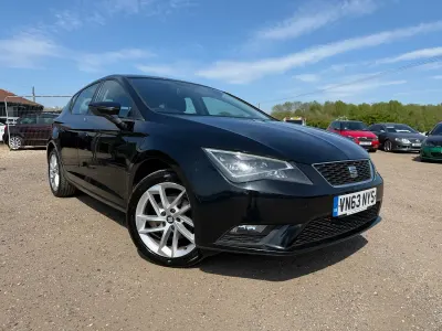 Used Seat Leon SE 105 HP (77 kW) 2013 Black Hatchback