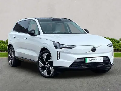 New Volvo EX90 Ultra 300 kW (408 HP) 2026 White SUV