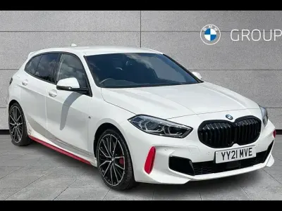 Used BMW 128 ti Shadowline 261 HP (191 kW) 2021 White Hatchback