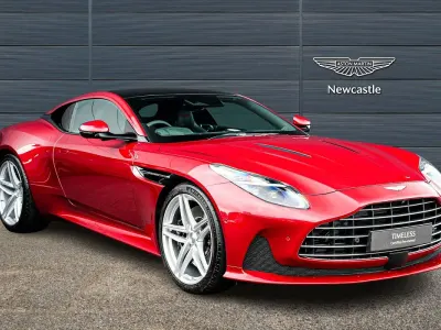 New Aston Martin V8 680 HP (500 kW) 2026 Red Coupe