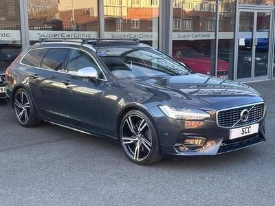 Grey Used 2019 Volvo V90 R-Design Pro Estate | £15,750 (Fair price)