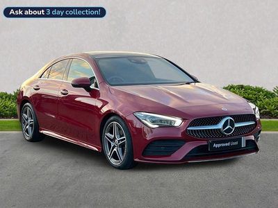 Red Used 2020 Mercedes CLA180 AMG Line Premium Plus Sedan | £21,349 (A bit pricey)