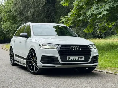 Used Audi Q7 Black Edition 272 HP (200 kW) 2019 White SUV