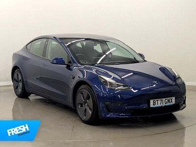 Blue Used 2021 Tesla Model 3 Sedan | £20,990 (Fair price)