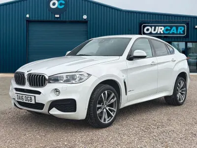 Used BMW X6 M Sport 313 HP (230 kW) 2016 White SUV