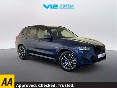 Used BMW X3 M Sport 292 HP (214 kW) 2021 Blue SUV