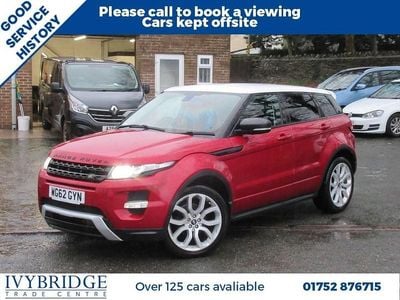 Red Used 2012 Land Rover Range Rover evoque Dynamic SUV | £7,895 (Fair price)