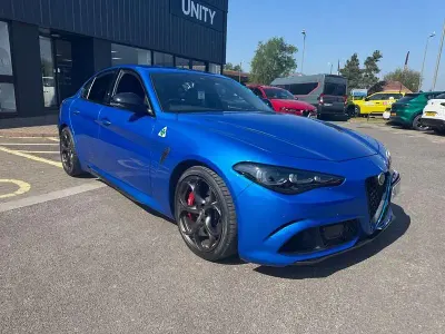 Used Alfa Romeo Giulia Quadrifoglio 520 HP (382 kW) 2023 Blue Sedan