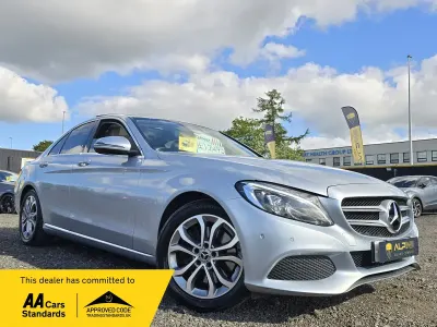 Used Mercedes C300 Premium Plus 201 HP (147 kW) 2017 Silver Sedan