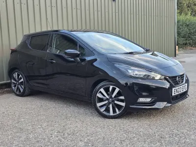 Used Nissan Micra Tekna 92 HP (67 kW) 2022 Black Hatchback