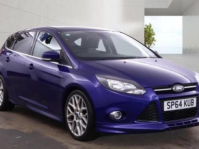 Used Ford Focus Zetec 125 HP (91 kW) 2014 Blue Hatchback