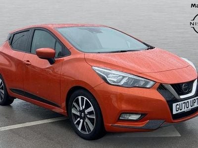 Used Nissan Micra Tekna 100 HP (73 kW) 2020 Orange  Hatchback