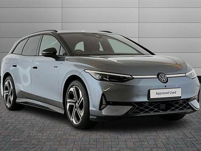 Used VW ID.7 GTX 250 kW (340 HP) 2025 Stone washed blue with black roof Hatchback