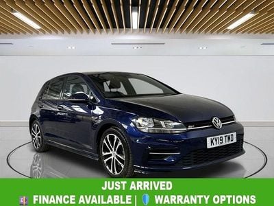 Used VW Golf VII R-line 150 HP (110 kW) 2019 Blue Hatchback