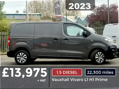 Second-hand Vauxhall Vivaro 100 CP (73 kW) 2023 Gri Monovolum