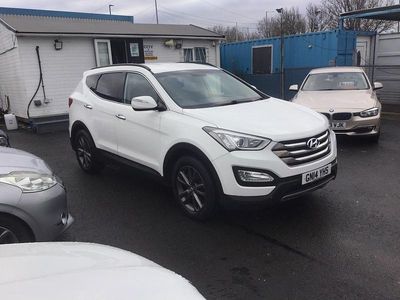 Used Hyundai Santa Fe Premium 2014 White SUV