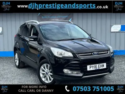 Used Ford Kuga Titanium 150 HP (110 kW) 2016 Black SUV