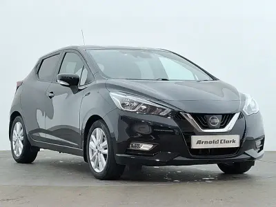 Used Nissan Micra Acenta 100 HP (73 kW) 2021 Black Hatchback