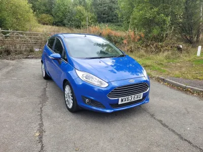 Used Ford Fiesta Titanium 2013 Blue Hatchback