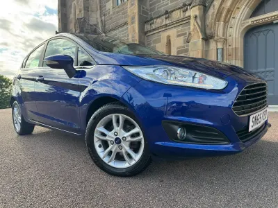 Used Ford Fiesta Zetec 2015 Blue Hatchback
