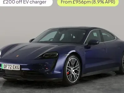 Used Porsche Taycan 419 kW (571 HP) 2022 Blue Sedan
