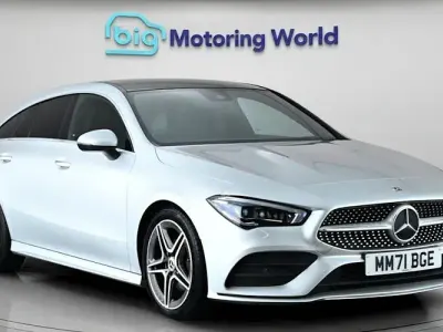 Used Mercedes CLA180 AMG Line Premium Plus 136 HP (100 kW) 2022 Silver Coupe