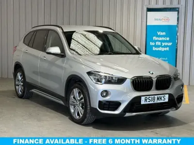 Begagnad BMW X1 Sport Line 2018 Silver SUV