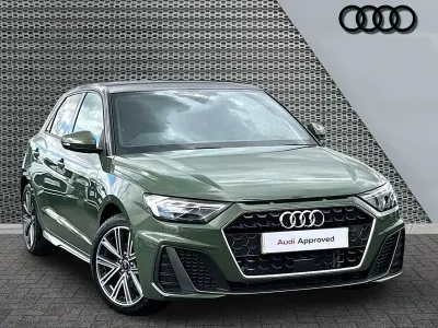 Used Audi A1 S-Line 2026 District green, metallic SUV