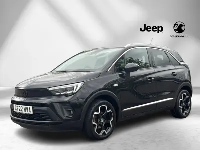 Used Vauxhall Crossland Ultimate 108 HP (79 kW) 2022 Black SUV