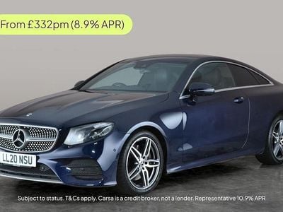Blue Used 2020 Mercedes E300 AMG Line Premium Coupe | £20,957 (Super price)