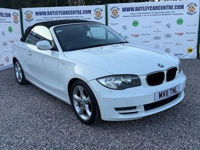 Used BMW 118 Cabriolet Sport Line 143 HP (105 kW) 2011 White Cabriolet