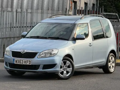 Used Skoda Roomster SE 105 HP (77 kW) 2013 Blue MPV